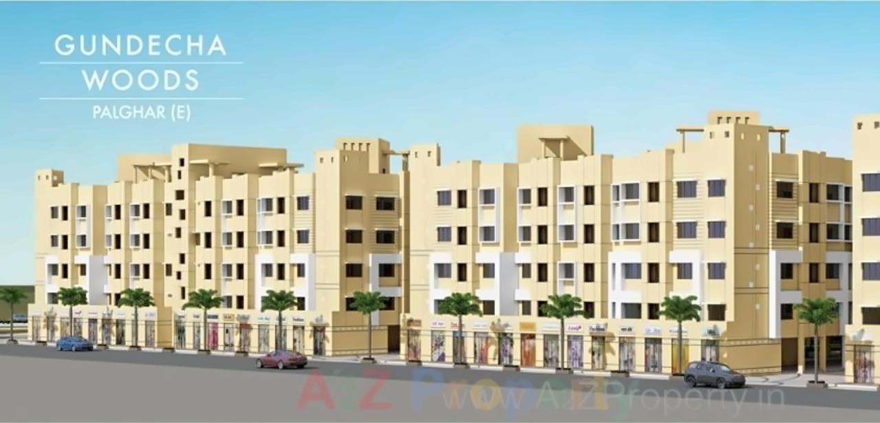 3D Elevation of real estate project Gundecha Woods located at Nandore, Palghar, Maharashtra