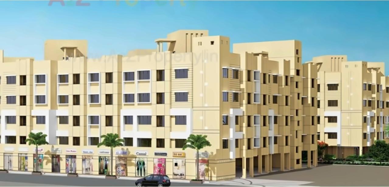 3D Elevation of real estate project Gundecha Woods located at Nandore, Palghar, Maharashtra