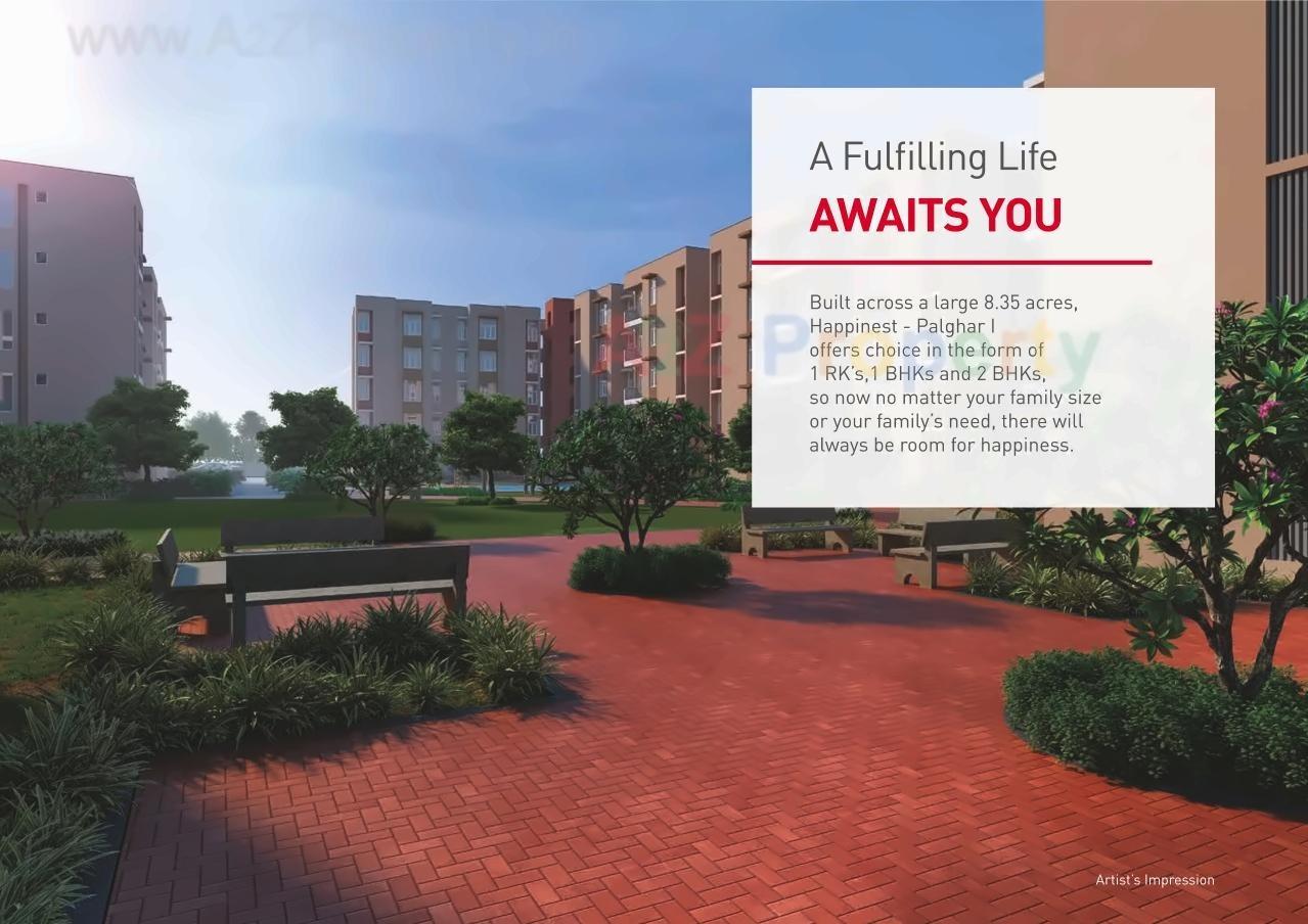 3D Elevation of real estate project Happinest Palghar Project      I located at Nandore, Palghar, Maharashtra