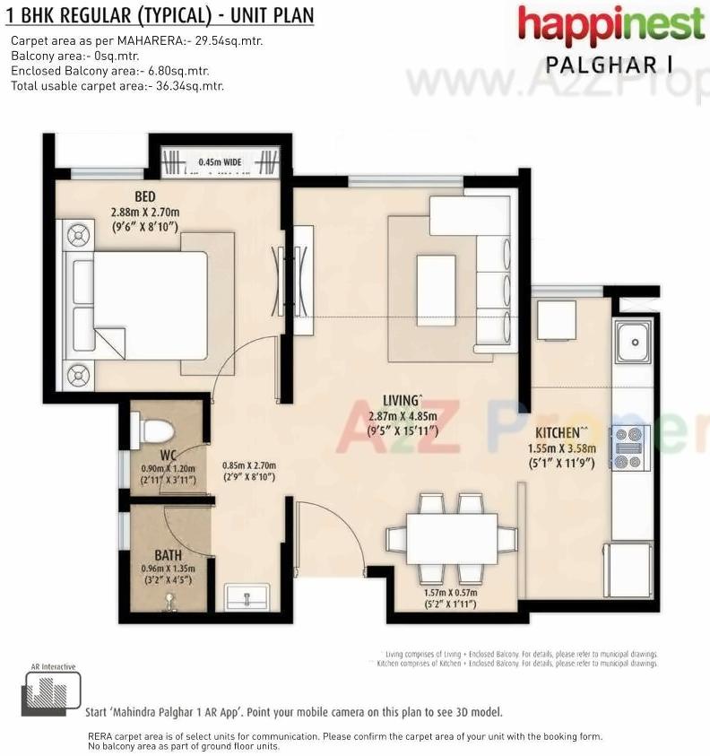 Layout of real estate project Happinest Palghar Project      I located at Nandore, Palghar, Maharashtra