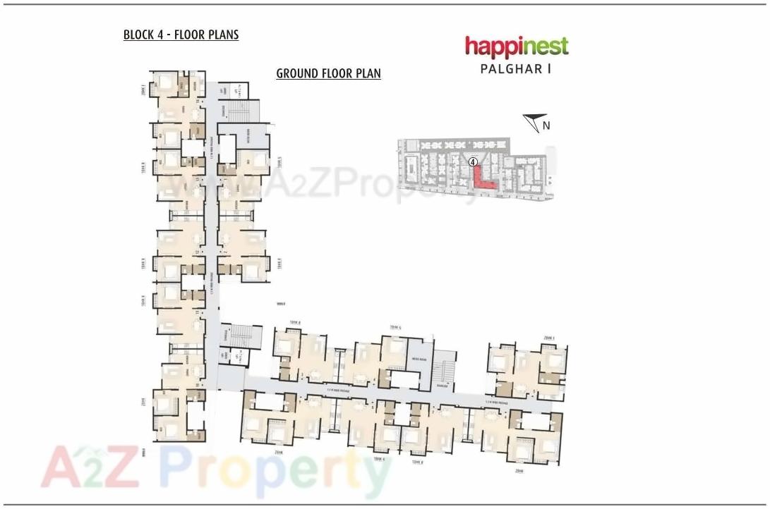 Layout of real estate project Happinest Palghar Project      I located at Nandore, Palghar, Maharashtra