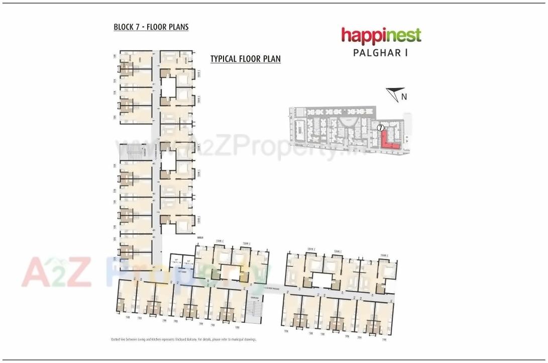 Layout of real estate project Happinest Palghar Project      I located at Nandore, Palghar, Maharashtra