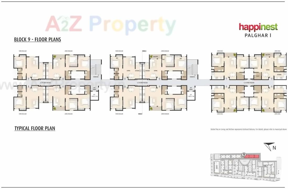 Layout of real estate project Happinest Palghar Project      I located at Nandore, Palghar, Maharashtra