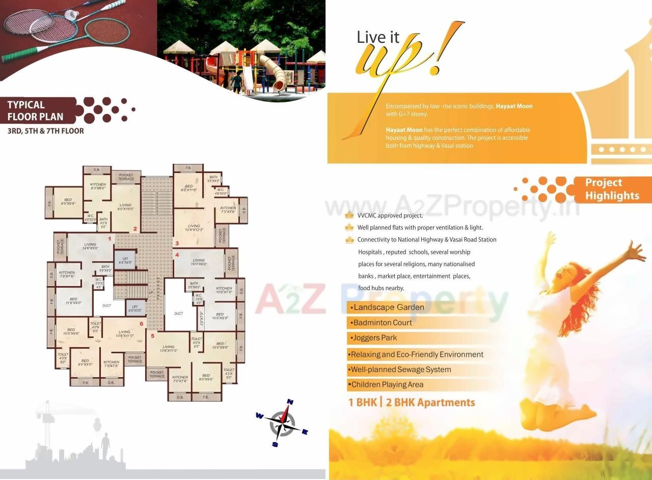 Image 29192 3 of real estate project Hayaat Hill located at Vasaivirar-city-m-corp, Palghar, Maharashtra