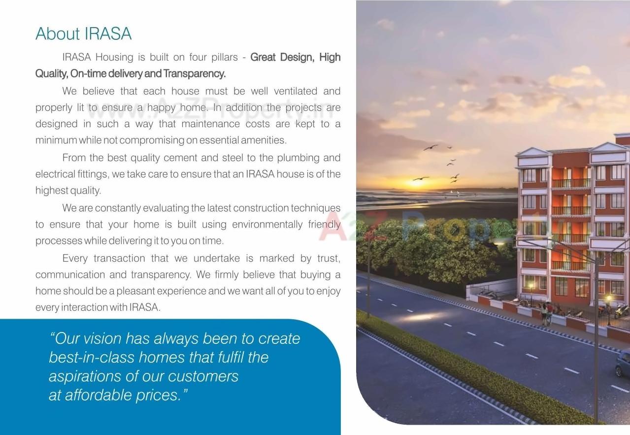 3D Elevation of real estate project Irasa Park located at Mahim, Palghar, Maharashtra