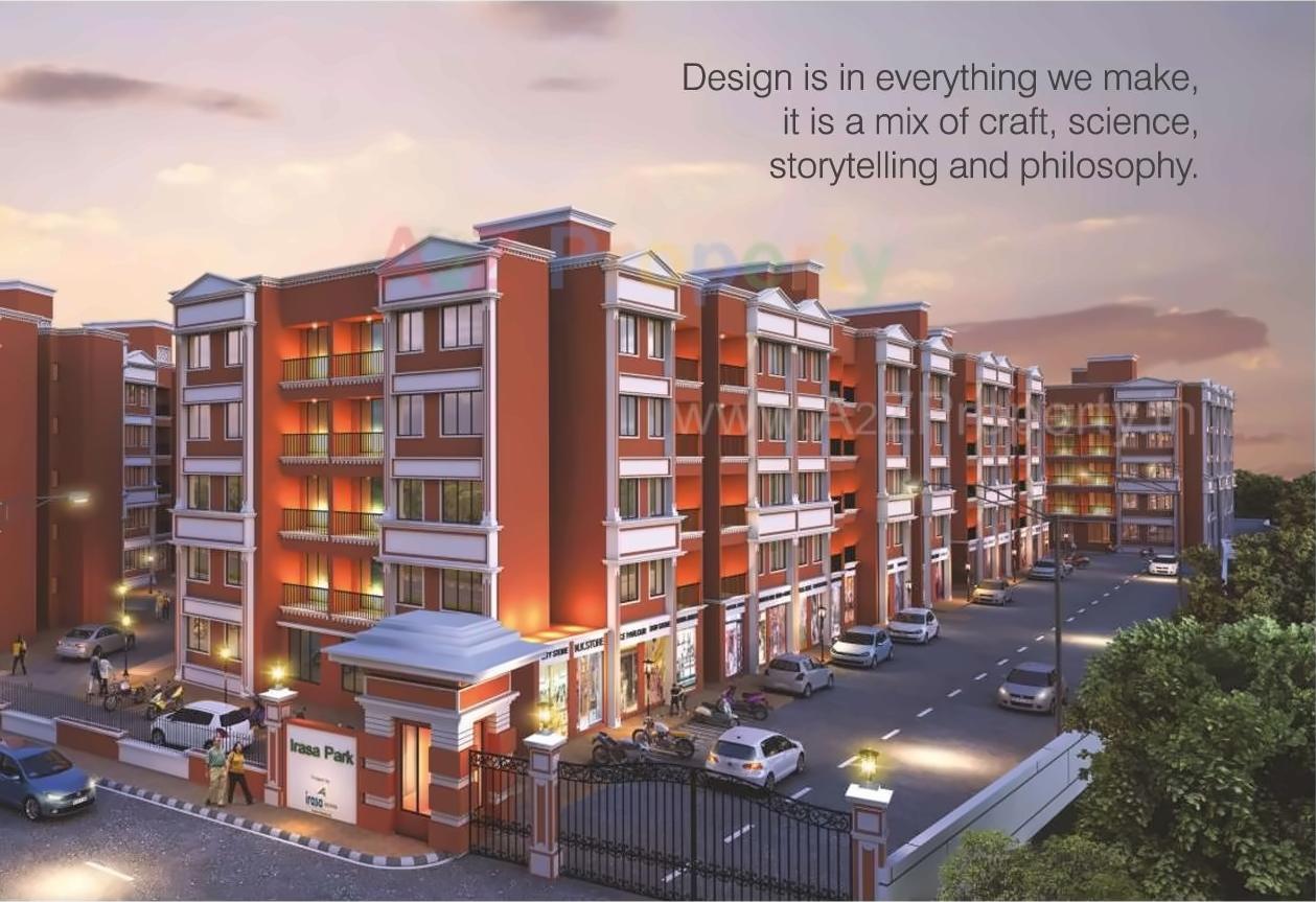 3D Elevation of real estate project Irasa Park located at Mahim, Palghar, Maharashtra