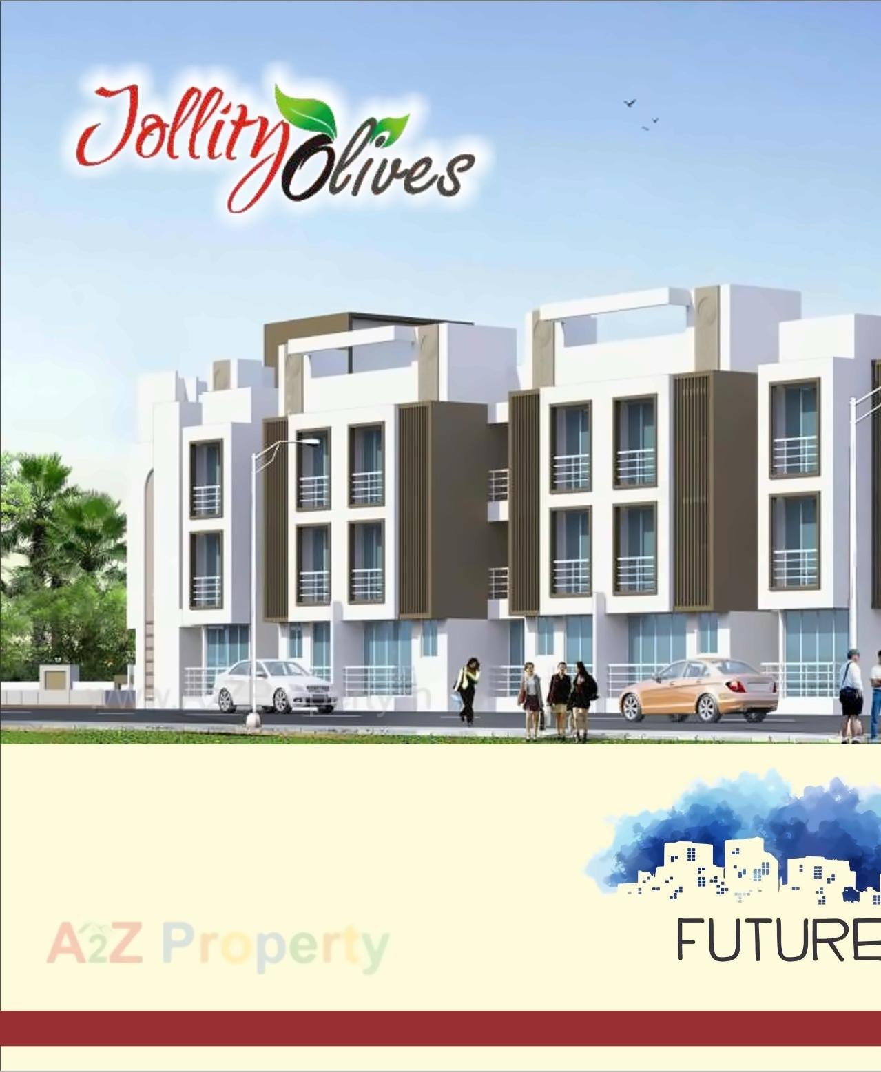 3D Elevation of real estate project Jollity Olive located at Varangade, Palghar, Maharashtra