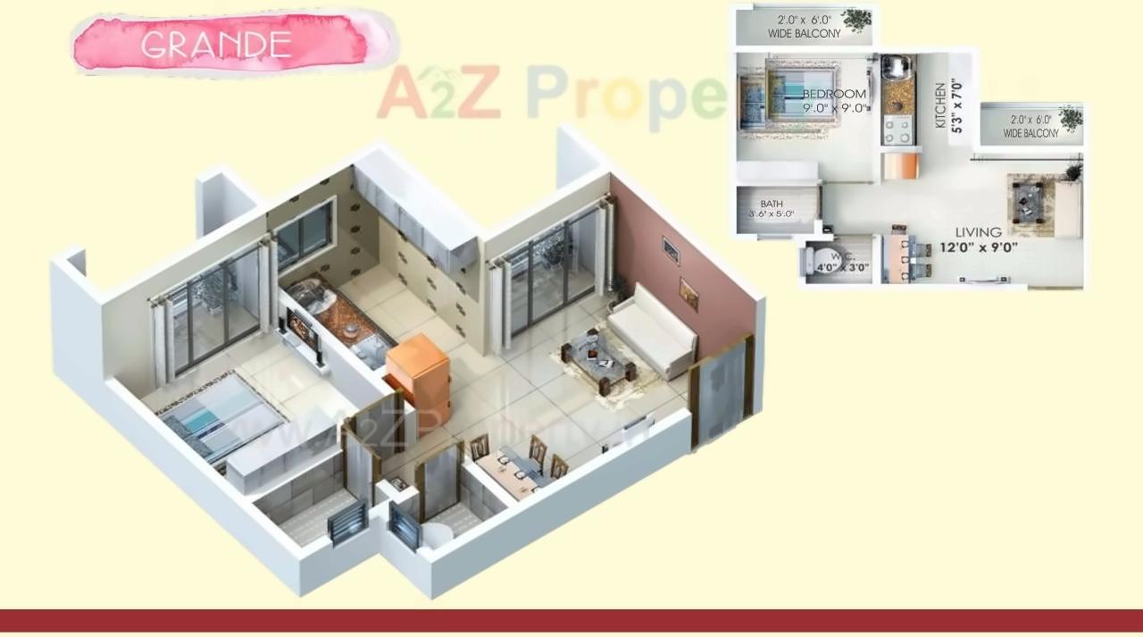 Layout of real estate project Jollity Olive located at Varangade, Palghar, Maharashtra