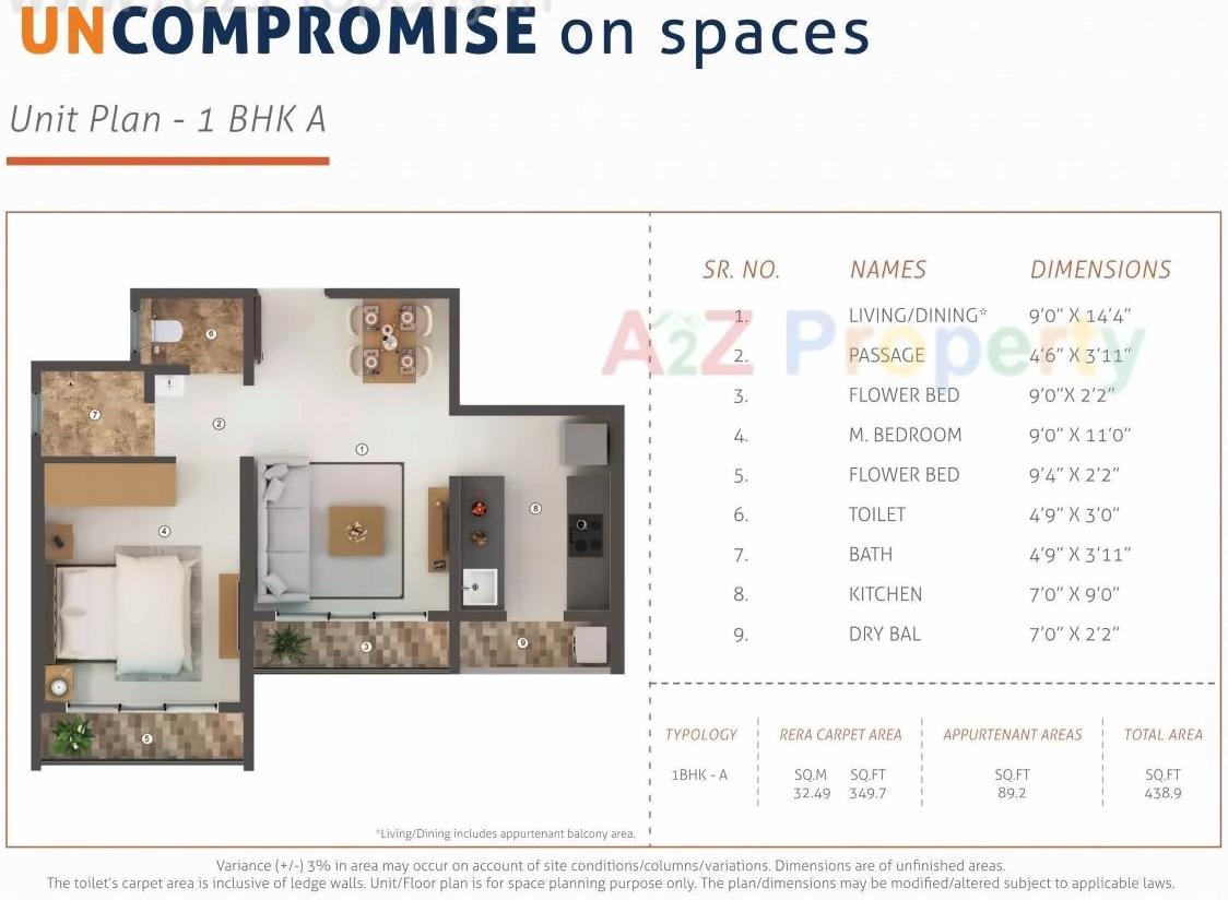 Layout of real estate project Joyville Virar located at Vasaivirar-city-m-corp, Palghar, Maharashtra