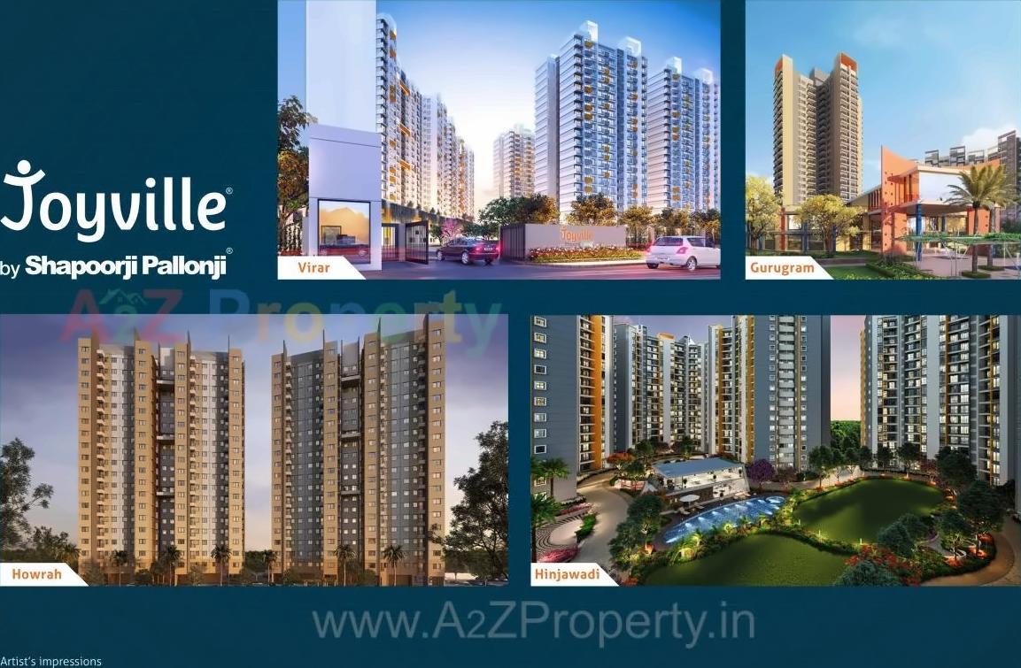 3D Elevation of real estate project Joyville Virar located at Vasaivirar-city-m-corp, Palghar, Maharashtra