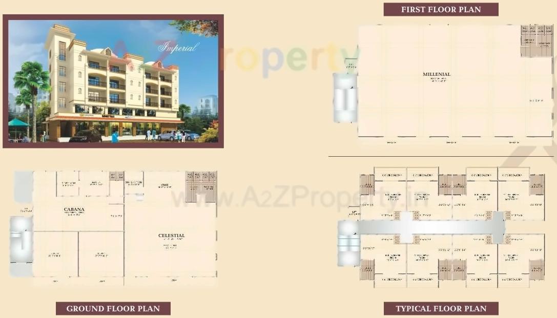 Layout of real estate project Majestic Meadows located at Dhekale, Palghar, Maharashtra