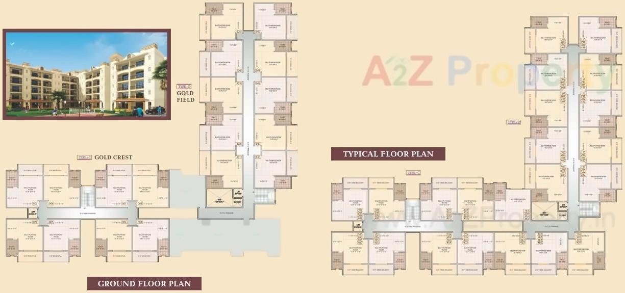 Layout of real estate project Majestic Meadows located at Dhekale, Palghar, Maharashtra