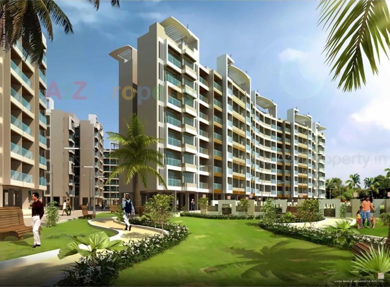 3D Elevation of real estate project Mandar Associates located at Vasaivirar-city-m-corp, Palghar, Maharashtra