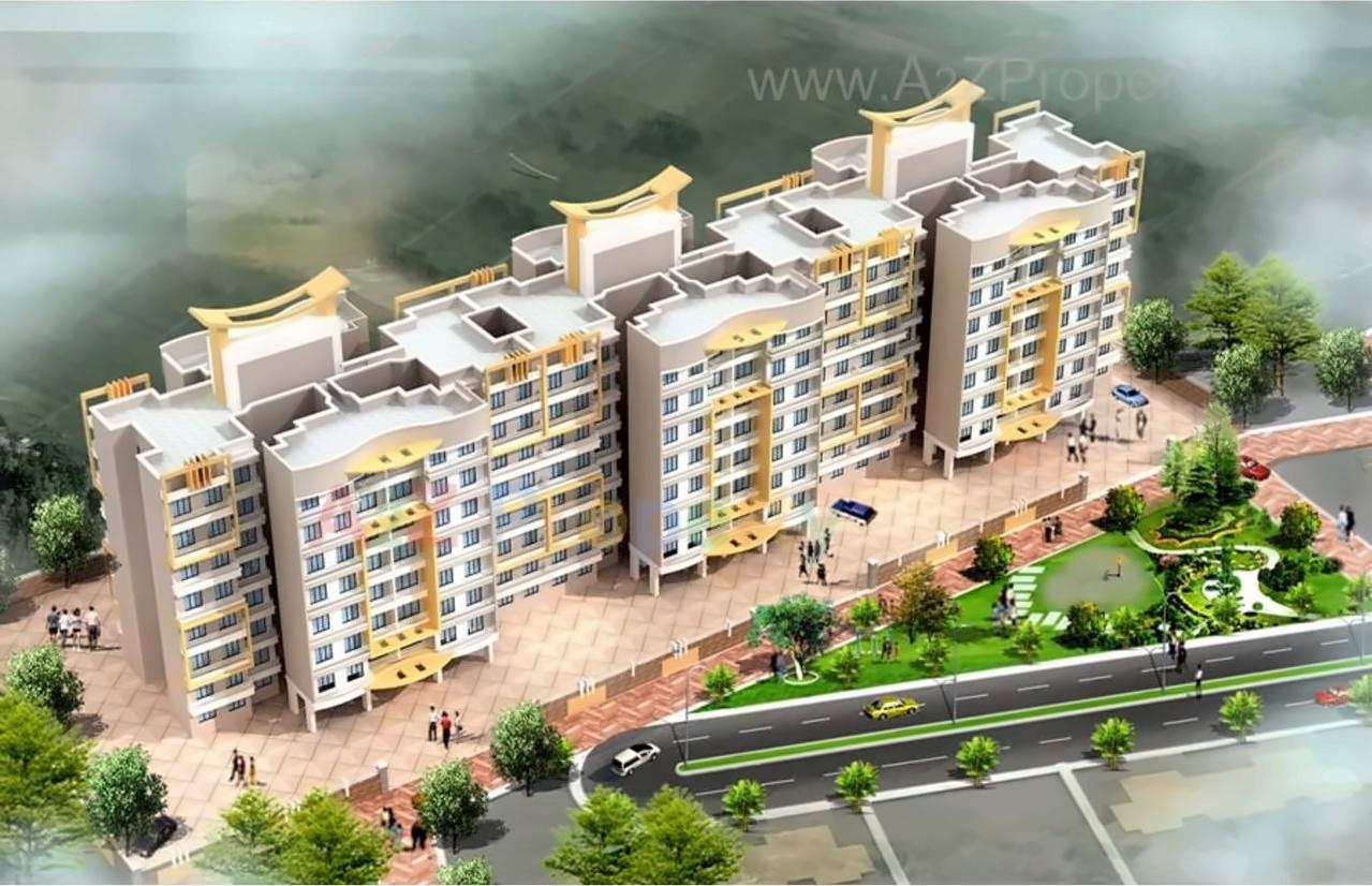 3D Elevation of real estate project Mandar Associates located at Vasaivirar-city-m-corp, Palghar, Maharashtra