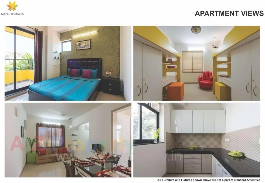 3D Elevation of real estate project Maple Terraces located at Shelwali, Palghar, Maharashtra