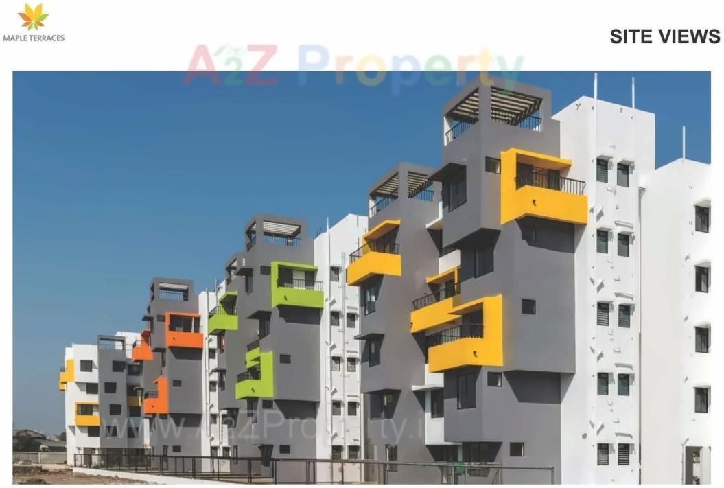 3D Elevation of real estate project Maple Terraces located at Shelwali, Palghar, Maharashtra