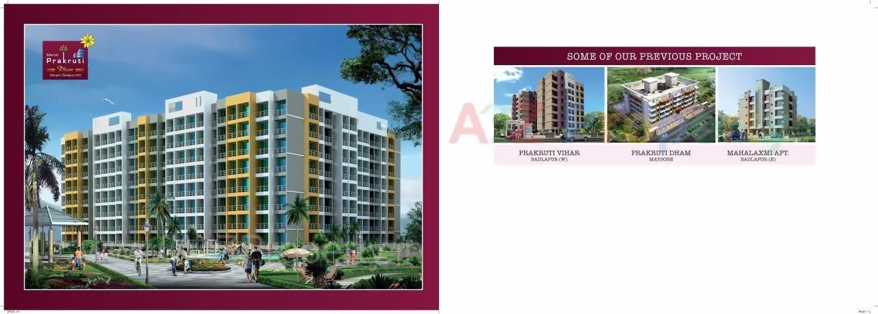 3D Elevation of real estate project Maruti Prakkruti located at Vasaivirar-city-m-corp, Palghar, Maharashtra