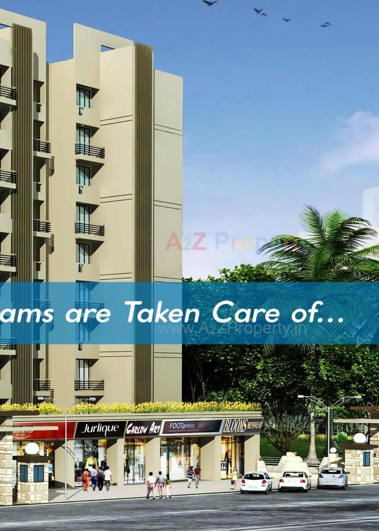 3D Elevation of real estate project Mohak Oyster Living located at Vasaivirar-city-m-corp, Palghar, Maharashtra