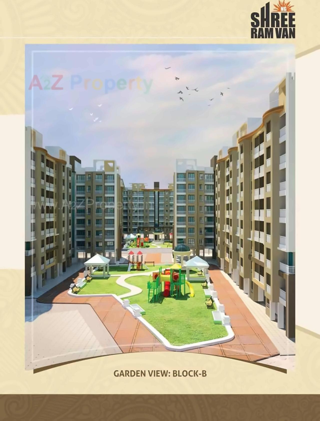 3D Elevation of real estate project N G Shree Ram Van located at Vasaivirar-city-m-corp, Palghar, Maharashtra