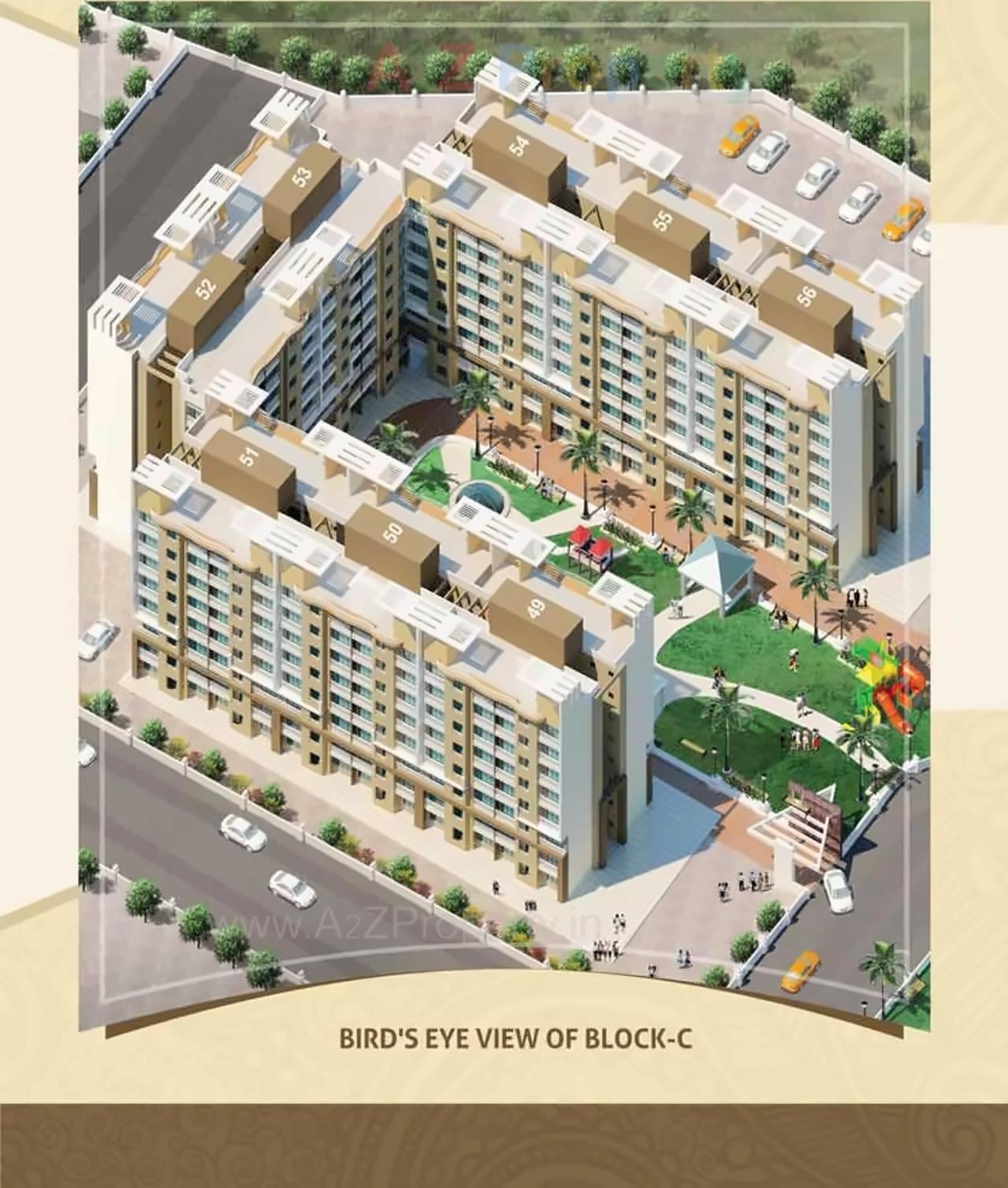 3D Elevation of real estate project N G Shree Ram Van located at Vasaivirar-city-m-corp, Palghar, Maharashtra