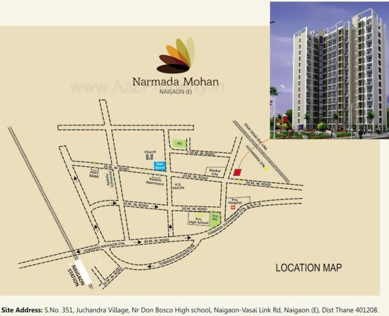  of real estate project Narmada Mohan located at Vasaivirar-city-m-corp, Palghar, Maharashtra