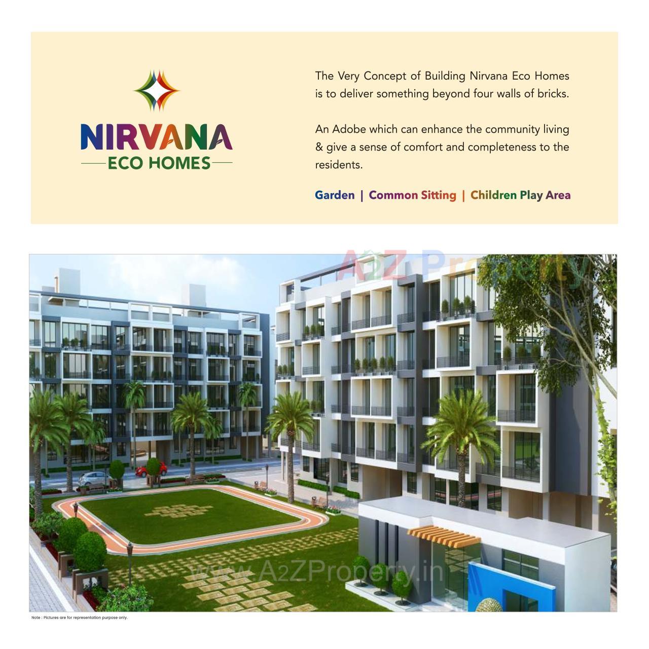 3D Elevation of real estate project Nirvana Eco Homes located at Palghar--, Palghar, Maharashtra