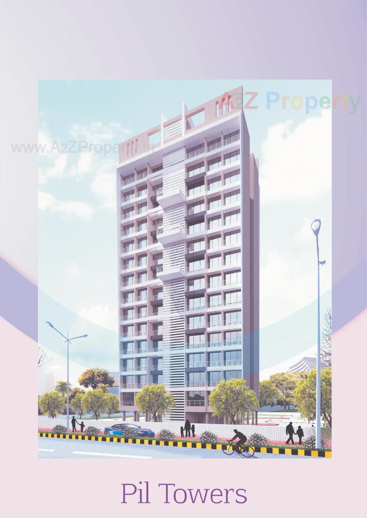 3D Elevation of real estate project Pil Tower located at Vasaivirar-city-m-corp, Palghar, Maharashtra
