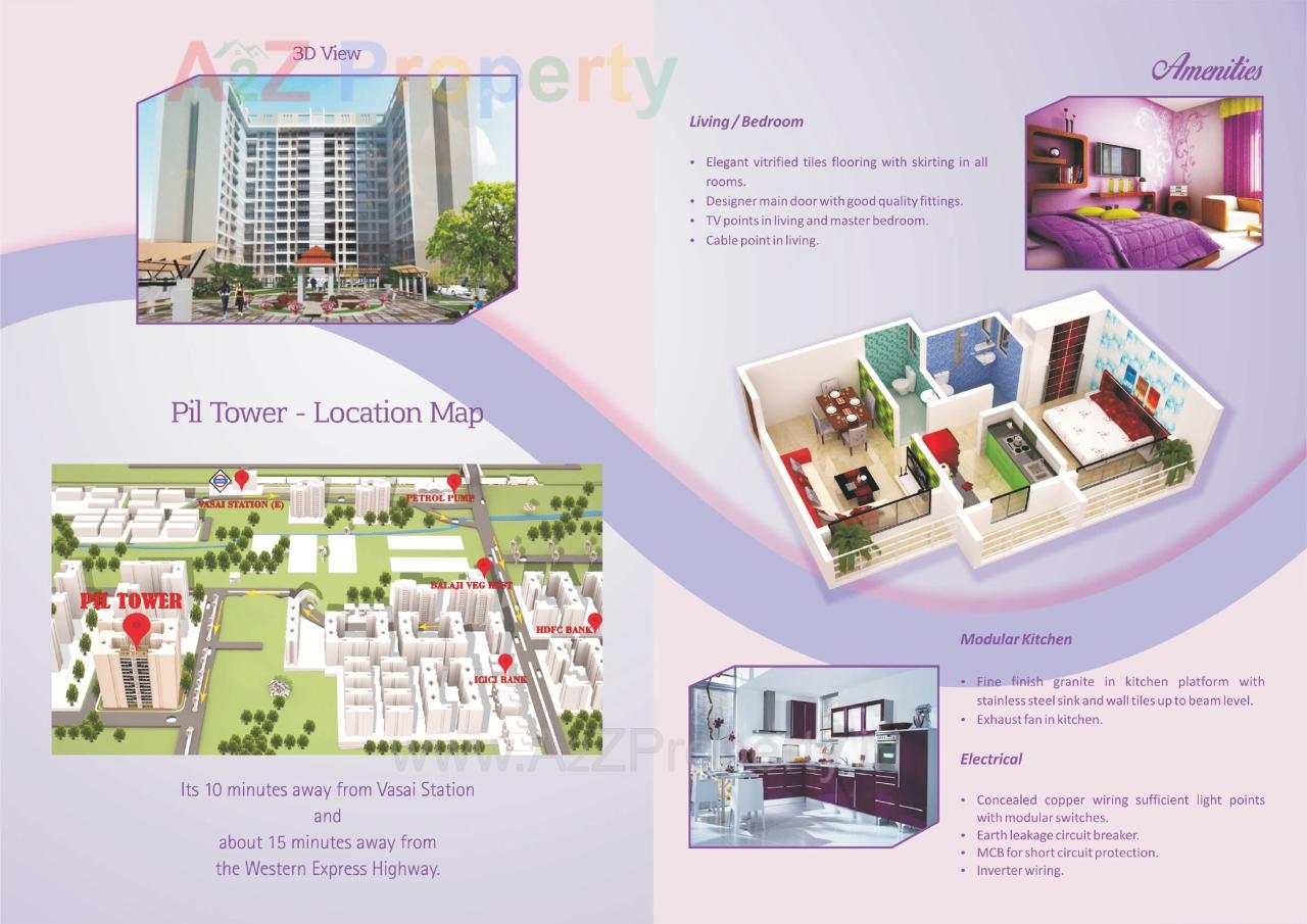  of real estate project Pil Tower located at Vasaivirar-city-m-corp, Palghar, Maharashtra