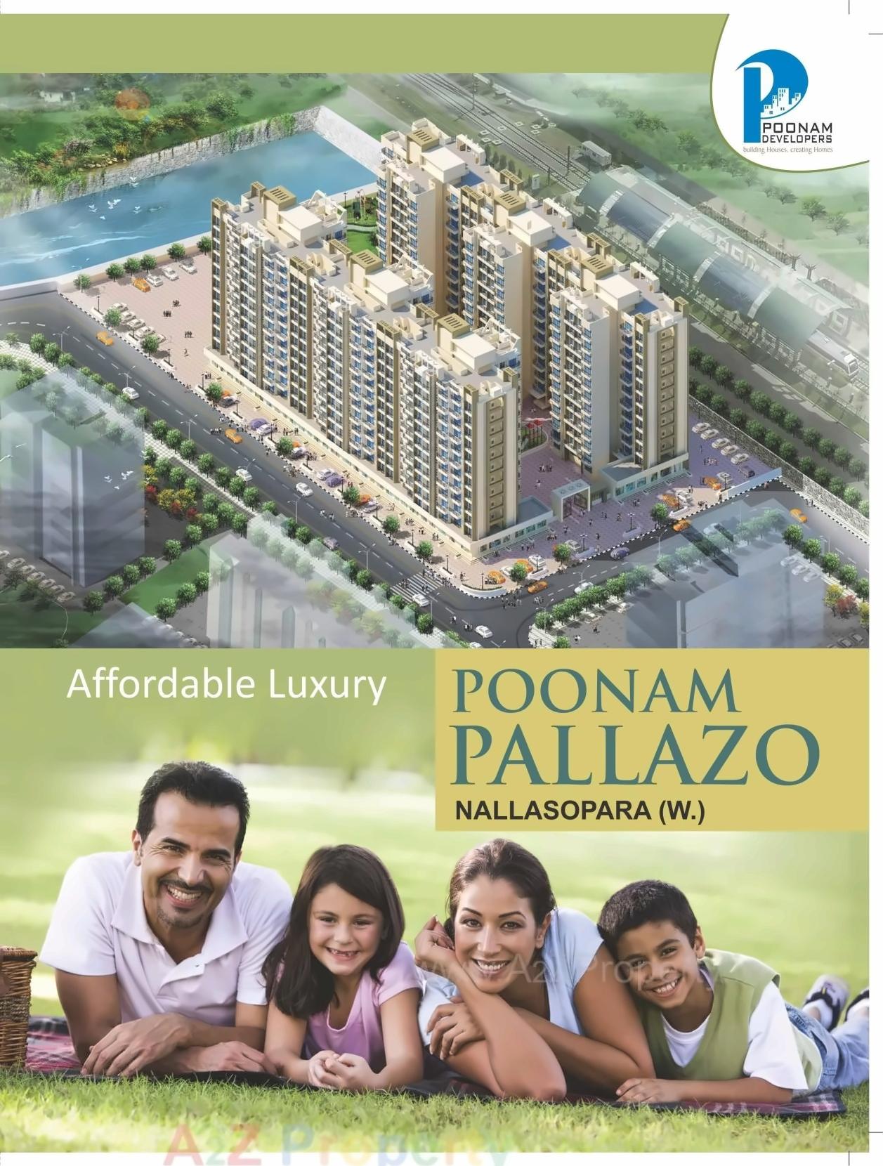 3D Elevation of real estate project Poonam Pallazo located at Vasaivirar-city-m-corp, Palghar, Maharashtra