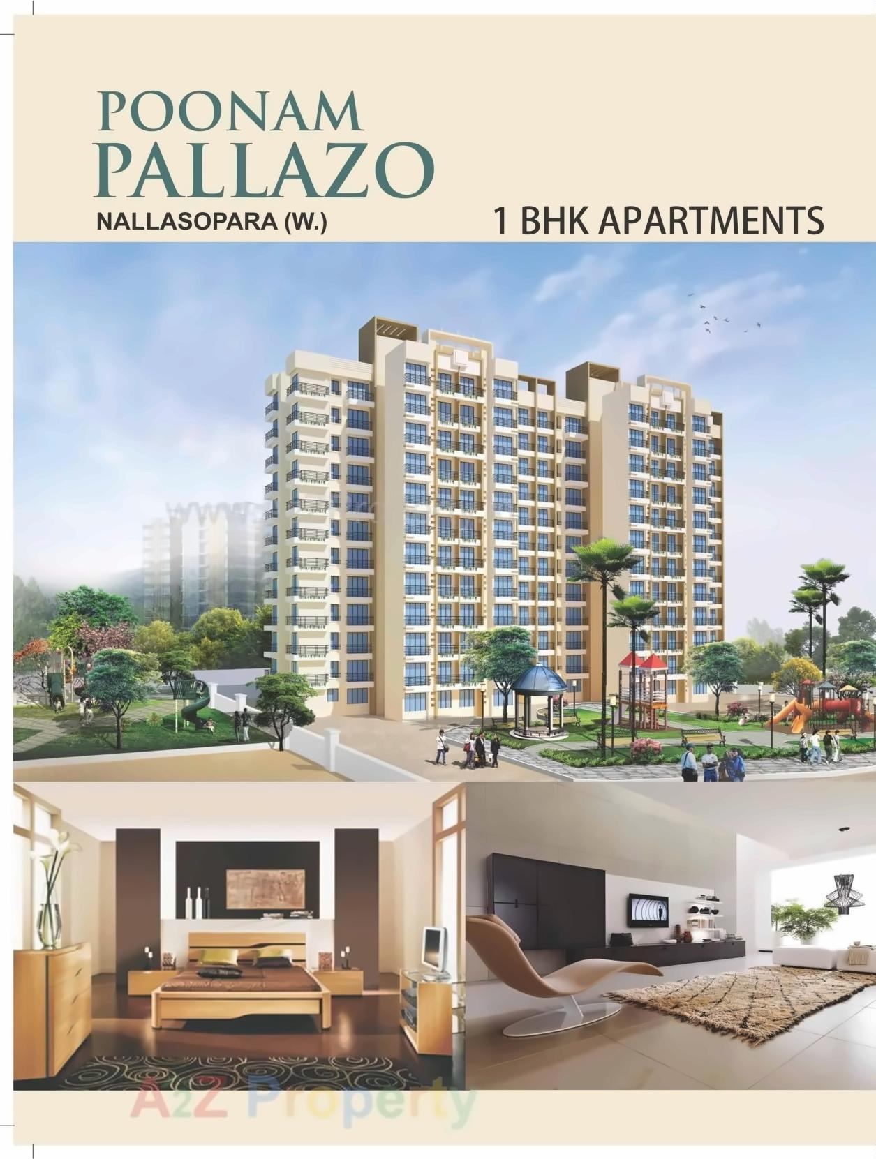 3D Elevation of real estate project Poonam Pallazo located at Vasaivirar-city-m-corp, Palghar, Maharashtra