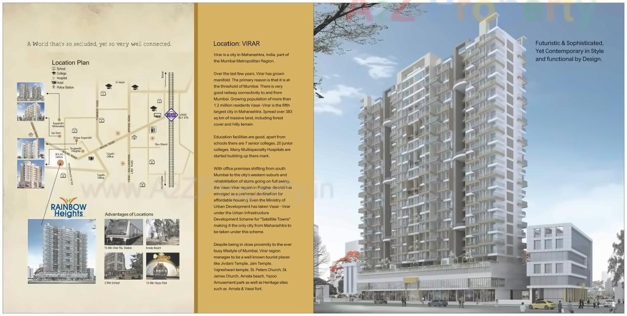  of real estate project Rainbow Height located at Vasaivirar-city-m-corp, Palghar, Maharashtra