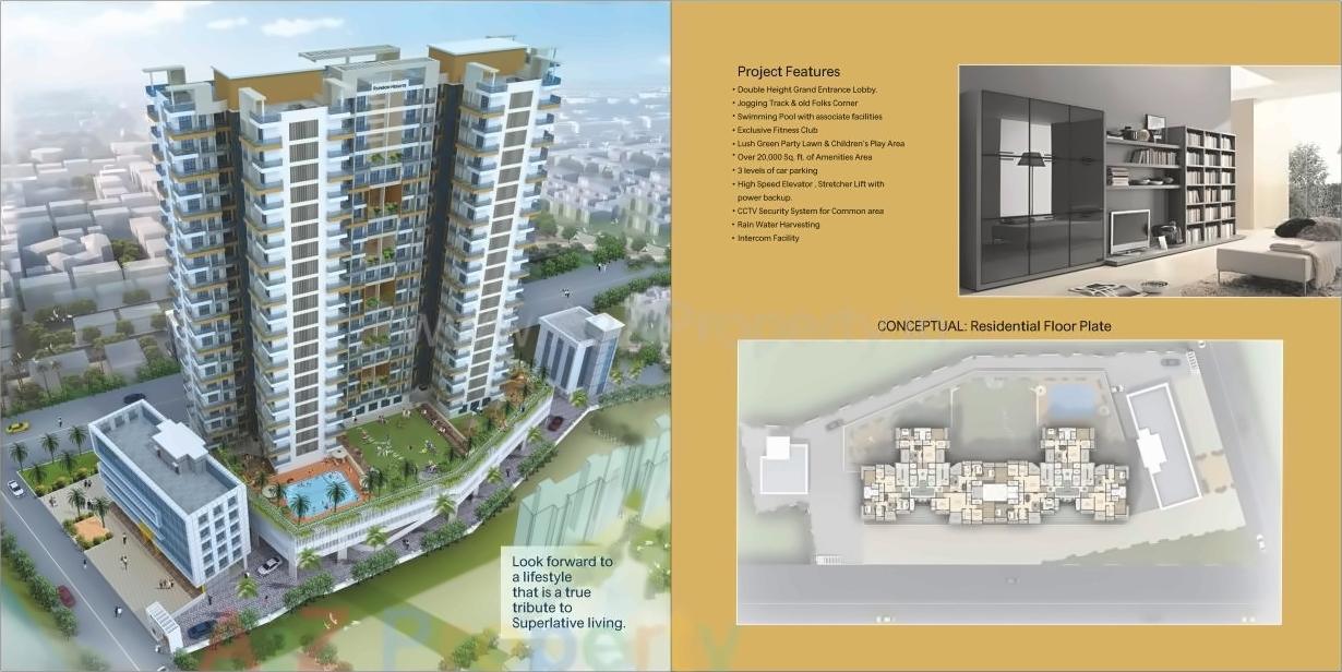 3D Elevation of real estate project Rainbow Height located at Vasaivirar-city-m-corp, Palghar, Maharashtra