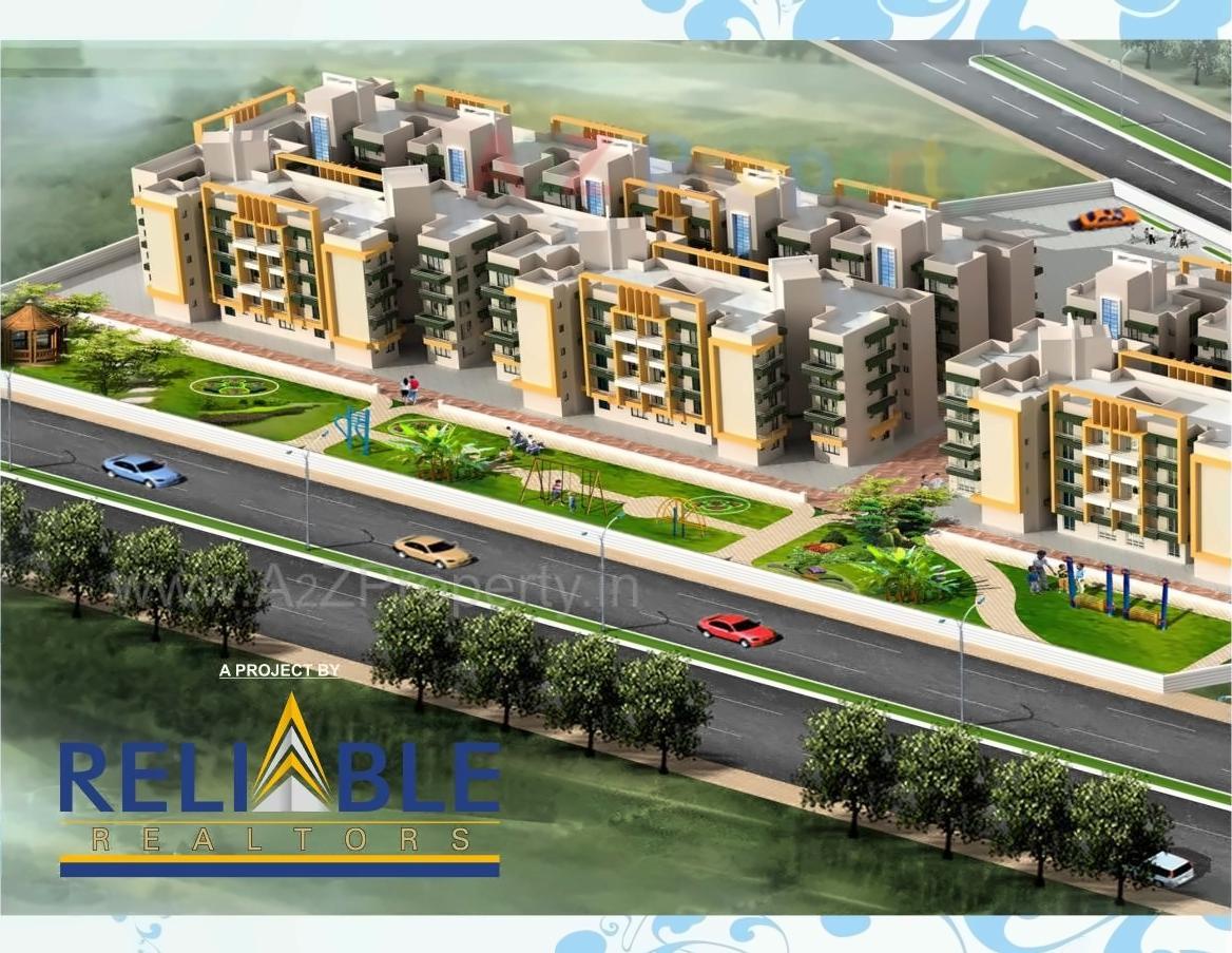 3D Elevation of real estate project Reliable Township / Rt  A, located at Vasaivirar-city-m-corp, Palghar, Maharashtra