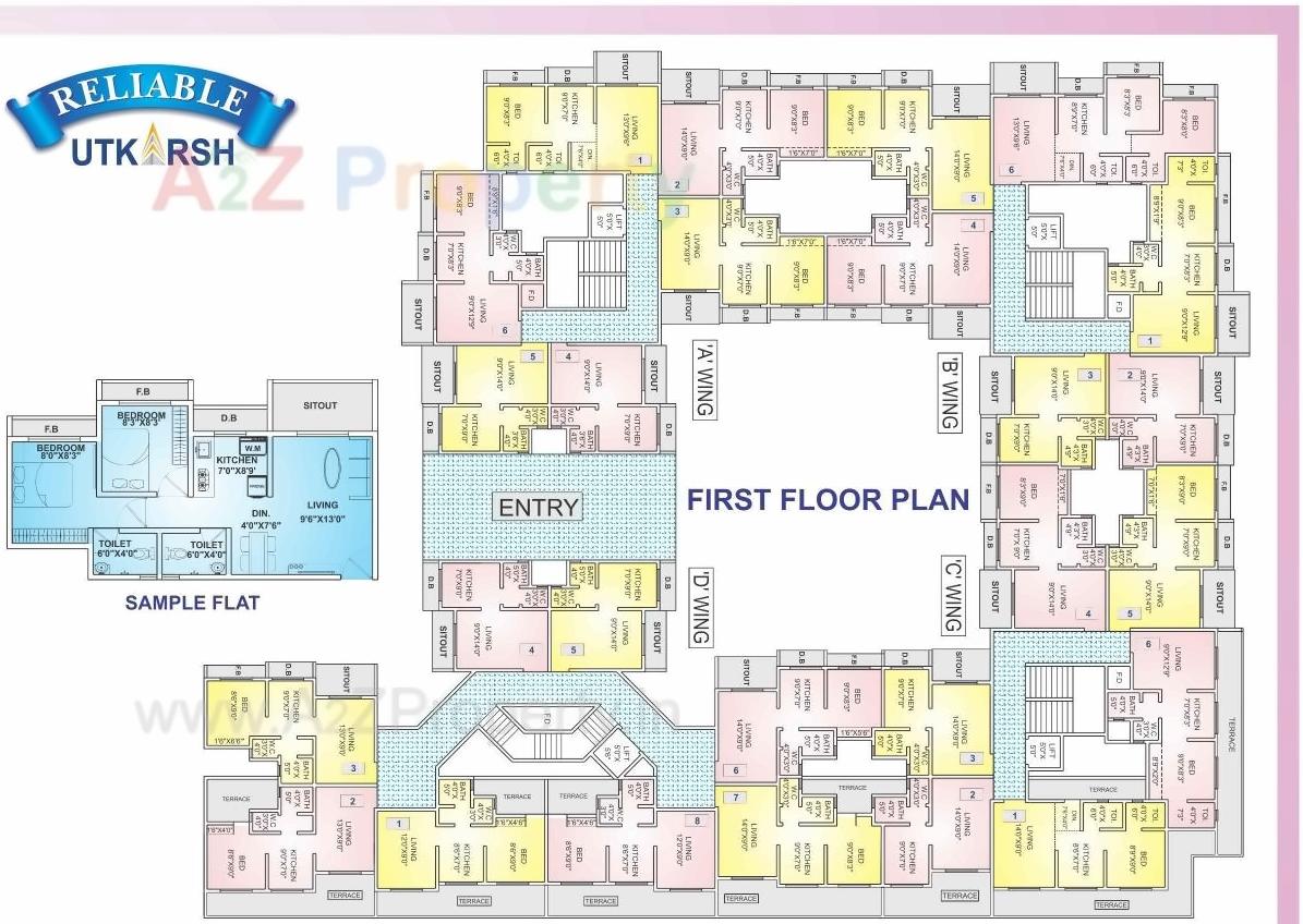 Image 13269 4 of real estate project Reliable Utkarsh A,b located at Vasaivirar-city-m-corp, Palghar, Maharashtra