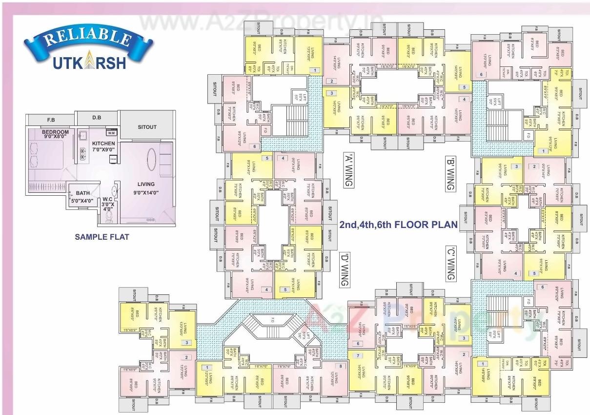 Image 13269 5 of real estate project Reliable Utkarsh A,b located at Vasaivirar-city-m-corp, Palghar, Maharashtra