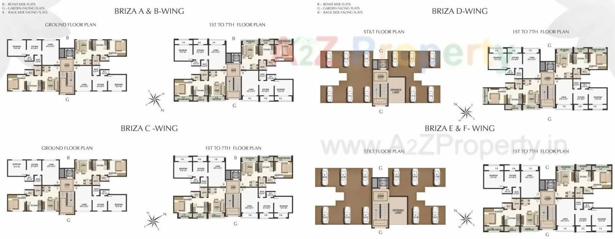 Layout of real estate project Rose Anchor Park located at Vasaivirar-city-m-corp, Palghar, Maharashtra