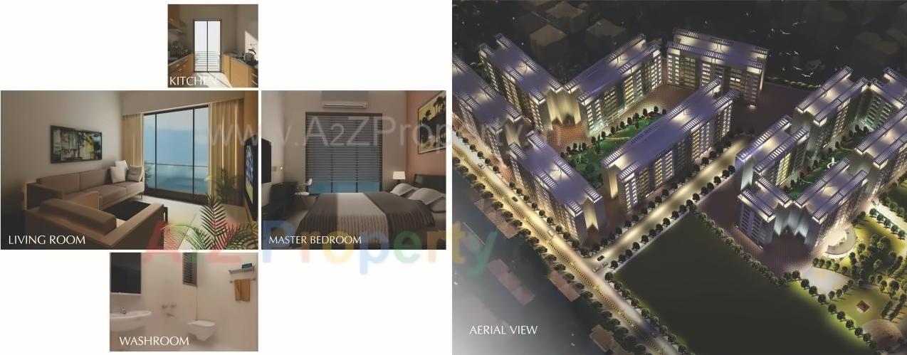 3D Elevation of real estate project Rose Anchor Park located at Vasaivirar-city-m-corp, Palghar, Maharashtra