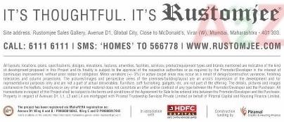  of real estate project Rustomjee Virar Avenue D1 A B Retail located at Dongare, Palghar, Maharashtra