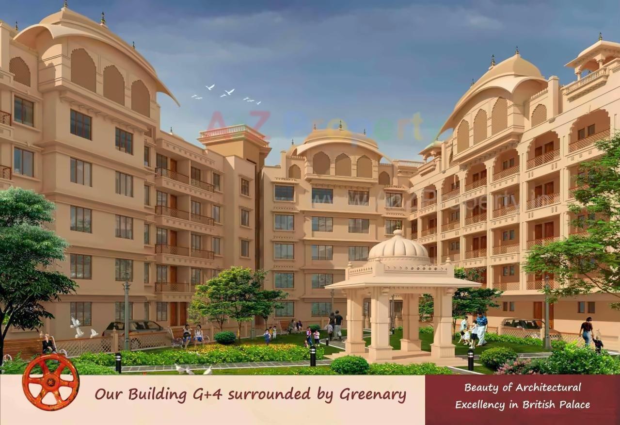 3D Elevation of real estate project Sai River Palace located at Lalonde, Palghar, Maharashtra