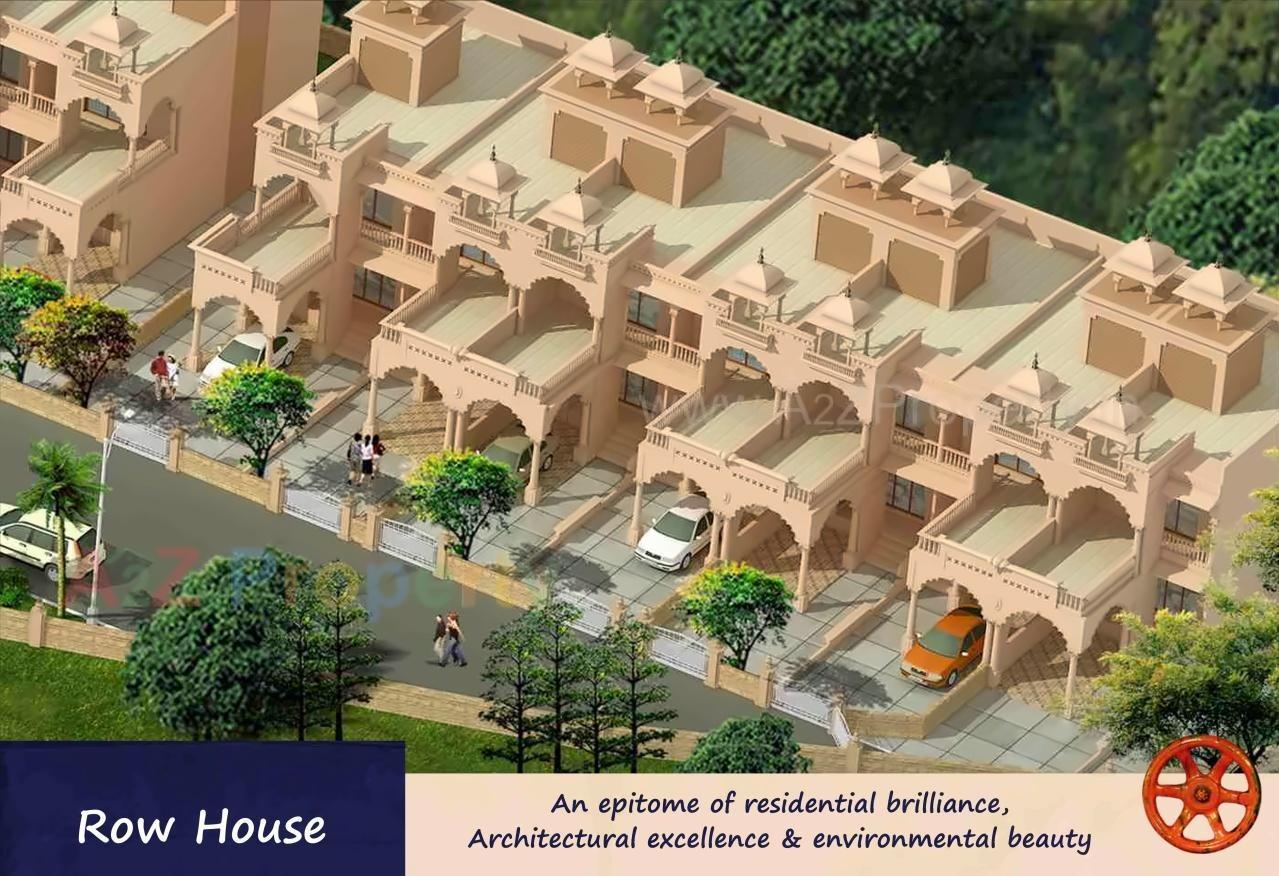 3D Elevation of real estate project Sai River Palace located at Lalonde, Palghar, Maharashtra