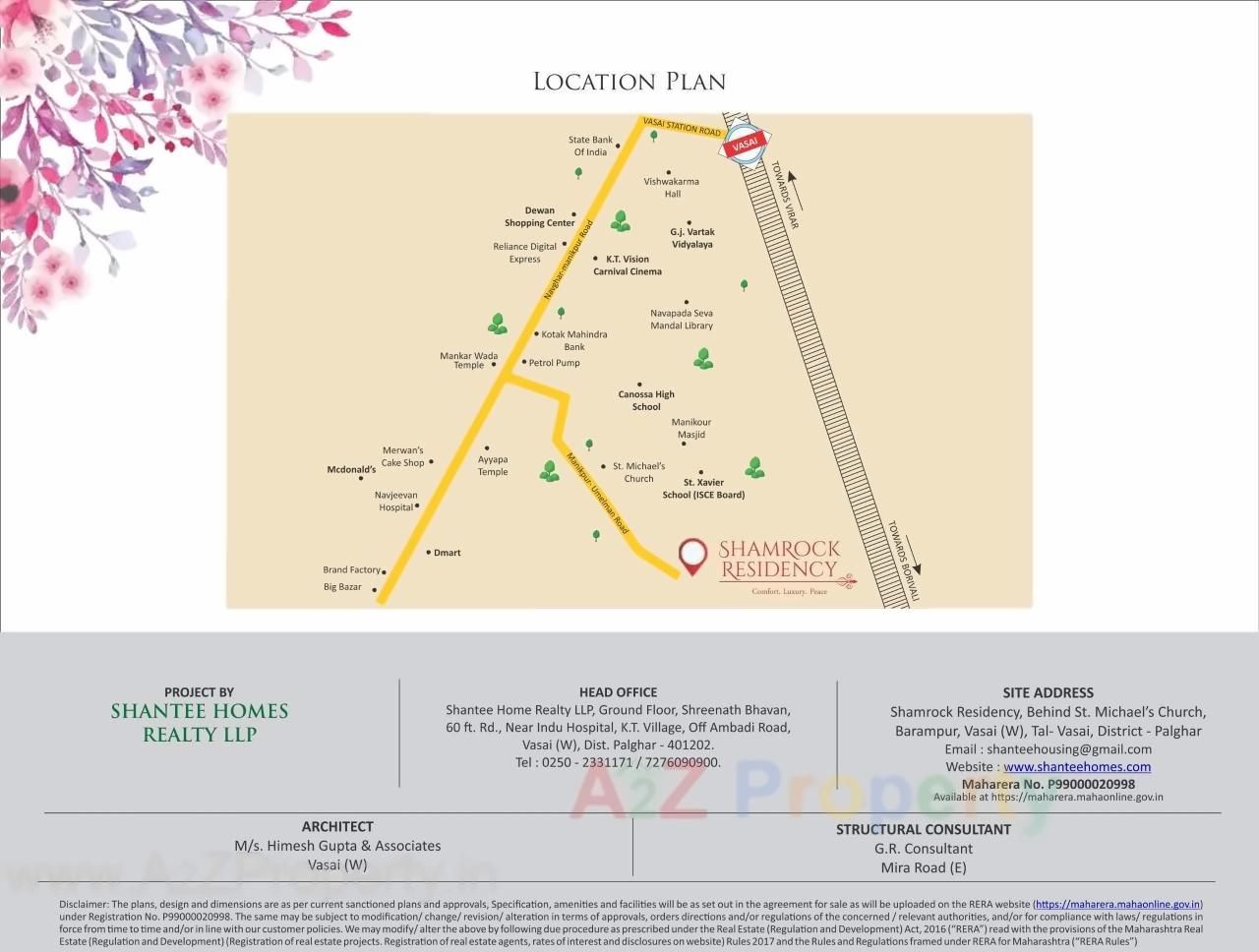  of real estate project Shamrock Residency located at Vasaivirar-city-m-corp, Palghar, Maharashtra