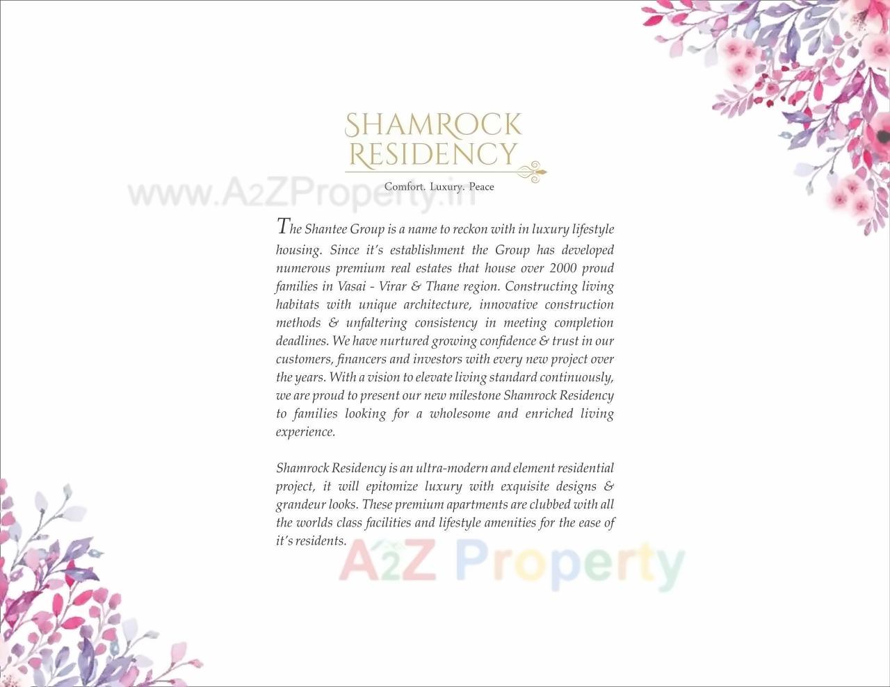  of real estate project Shamrock Residency located at Vasaivirar-city-m-corp, Palghar, Maharashtra