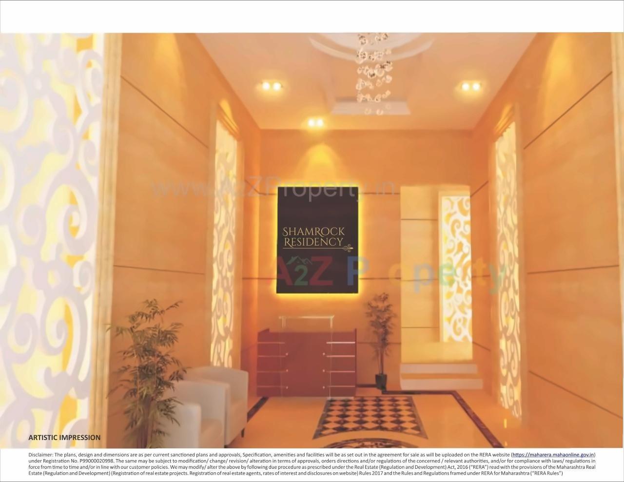 3D Elevation of real estate project Shamrock Residency located at Vasaivirar-city-m-corp, Palghar, Maharashtra