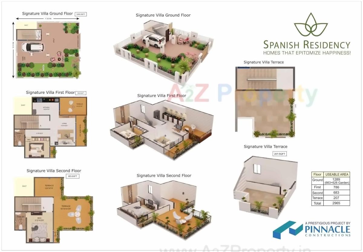 Layout of real estate project Spanish Residency located at Vasaivirar-city-m-corp, Palghar, Maharashtra