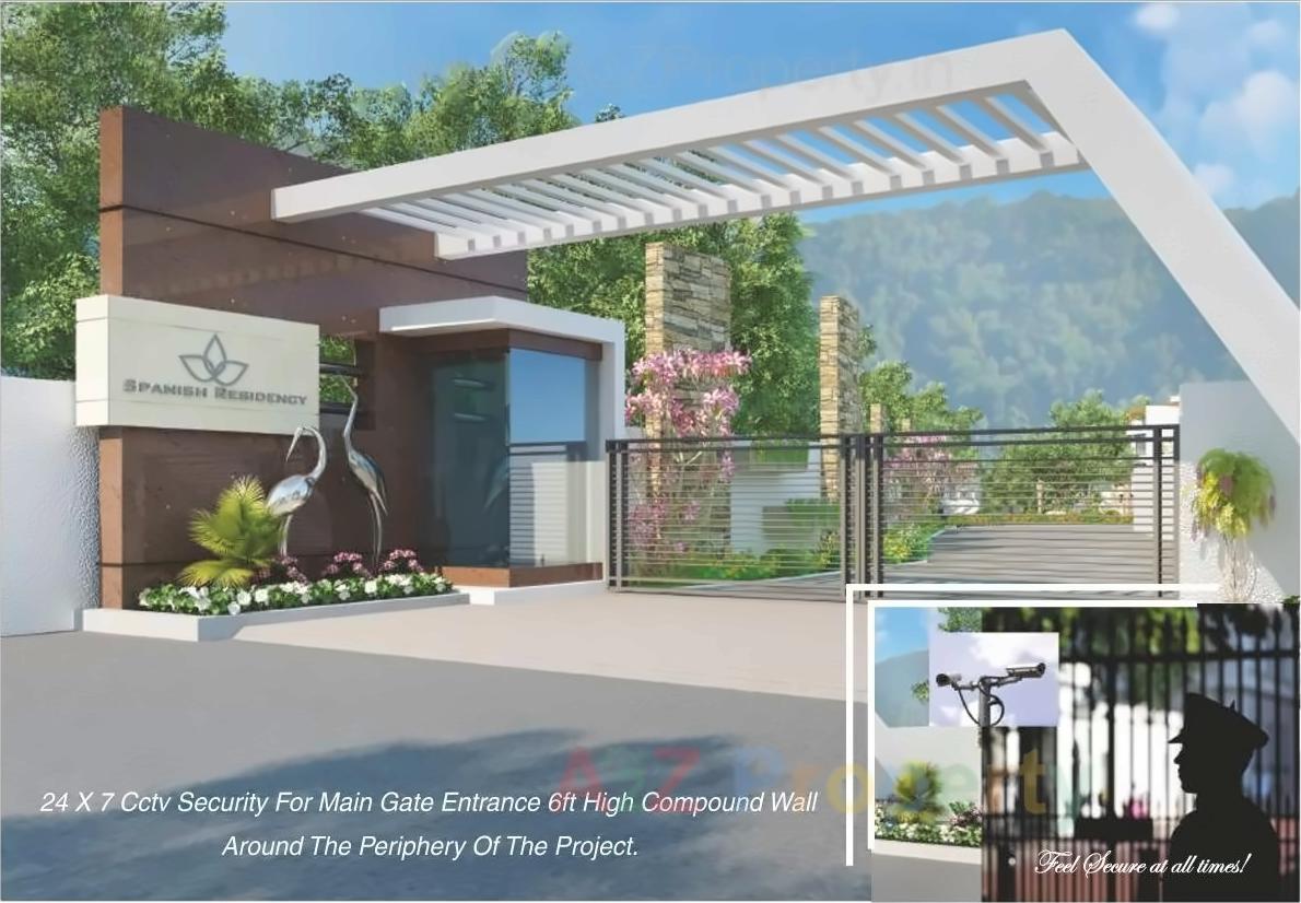 3D Elevation of real estate project Spanish Residency located at Vasaivirar-city-m-corp, Palghar, Maharashtra