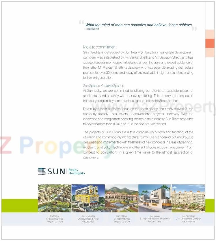  of real estate project Sun Heights located at Vasaivirar-city-m-corp, Palghar, Maharashtra