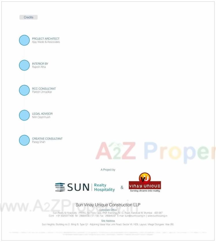  of real estate project Sun Heights located at Vasaivirar-city-m-corp, Palghar, Maharashtra