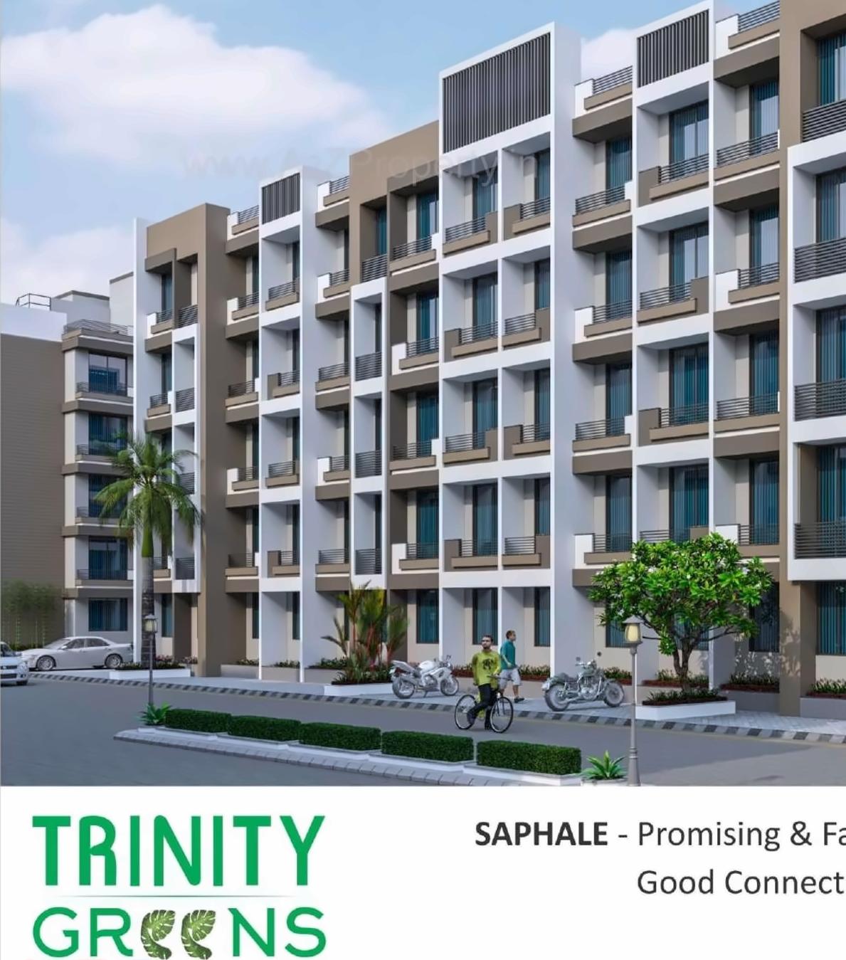 3D Elevation of real estate project Trinity Greens located at Makane, Palghar, Maharashtra