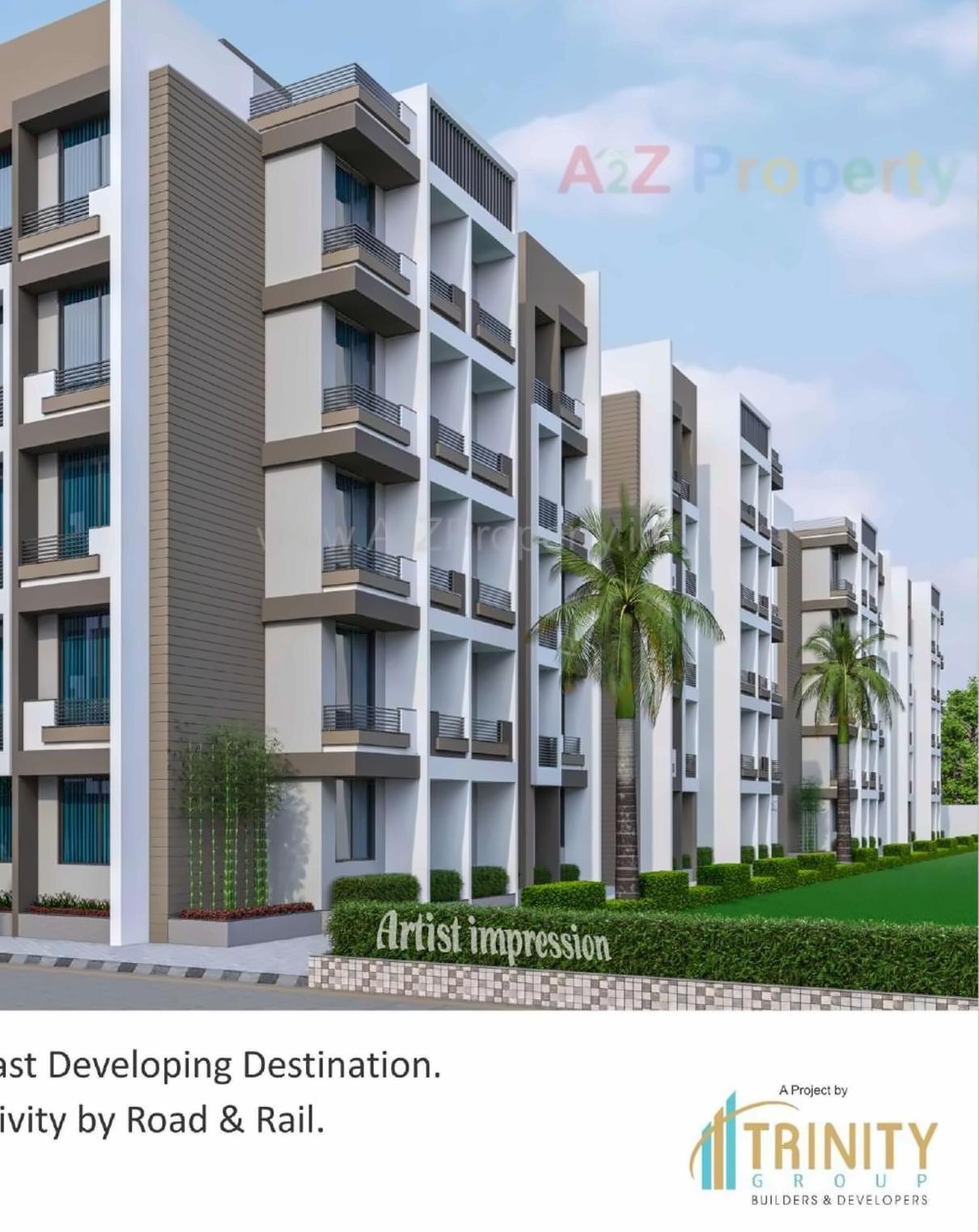 3D Elevation of real estate project Trinity Greens located at Makane, Palghar, Maharashtra