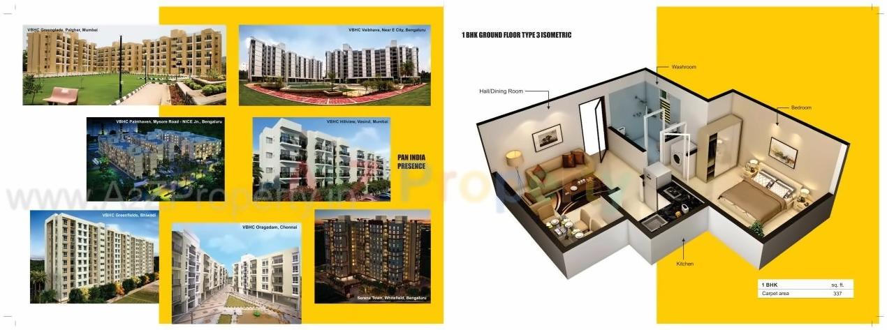 Layout of real estate project Vbhc Greendew located at Devkhop, Palghar, Maharashtra